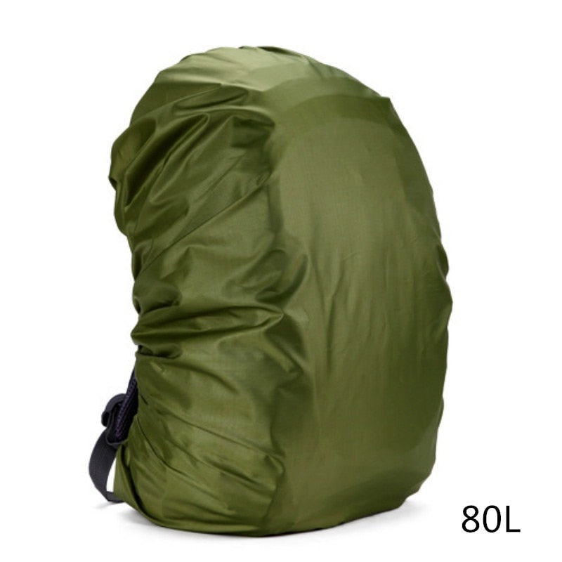 35-80L Waterproof Backpack Rain Cover, Dustproof Cover For Backpack,Rainproof Cover Outdoor Camping Hiking Climbing Bag Raincover