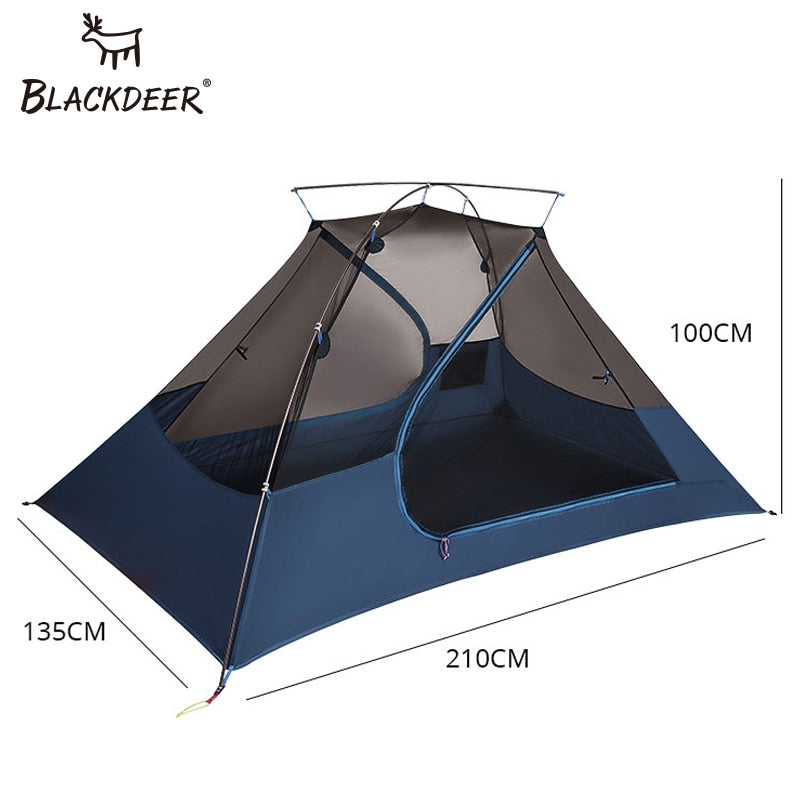 2 Person Upgraded Ultralight Tent 20D Nylon Silicone Coated Fabric Waterproof Tourist Backpacking Tents outdoor Camping 1.47 kg