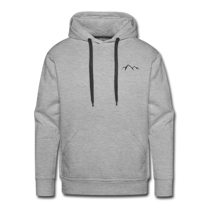 Men’s Premium Hoodie - heather grey